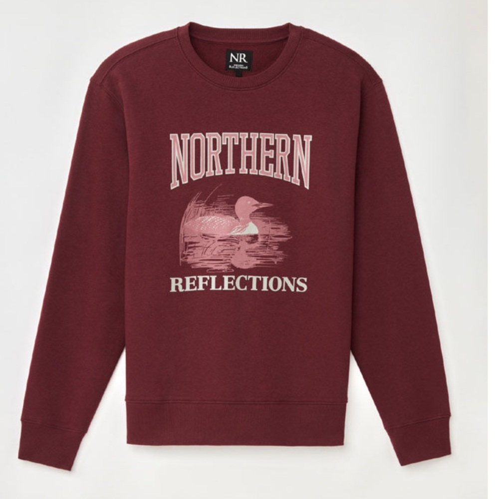 BNWT Northern Reflections Heritage Loon Crewneck